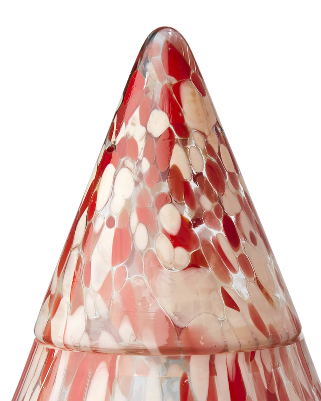 Gran Skål m. lock Röd