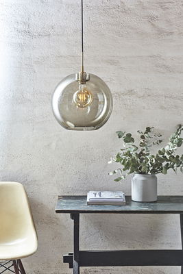 Gloria Taklampa D32 Mässing/Rök