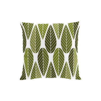 Blader Kuddfodral 47x47cm Grön