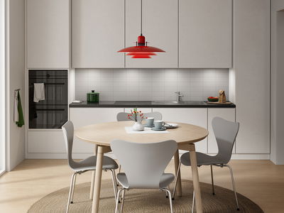 Primus D43 Taklampa Röd/Svart