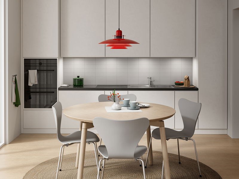 Primus D43 Taklampa Röd/Svart