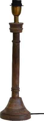 Nottingham Lampfot H49 Åldrat trä