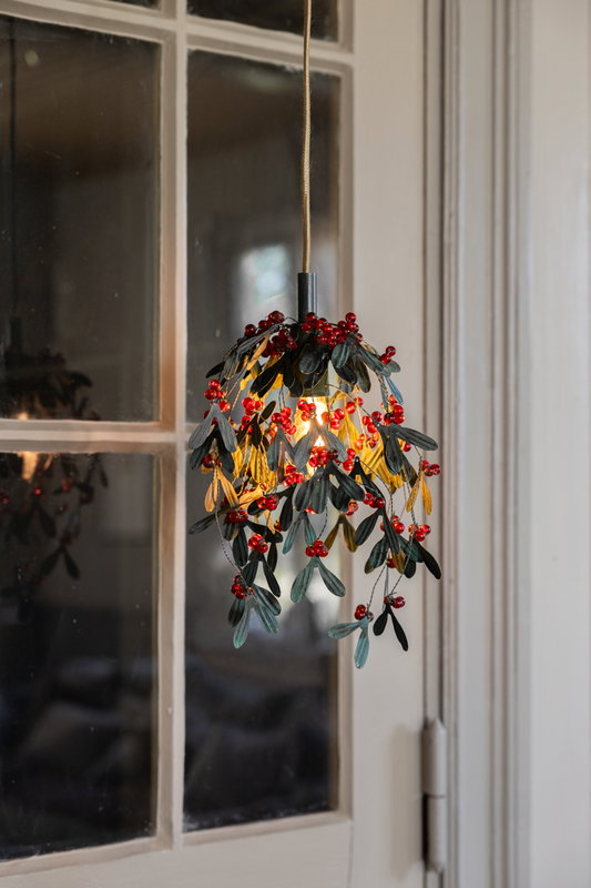 Grön/Röd Mistel - Juldekorationer