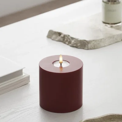 Röda LED-blockljus