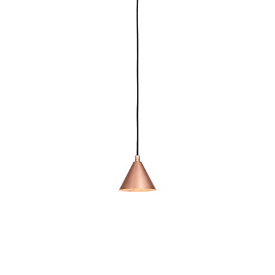 Tratten Pendel Liten Rå Koppar