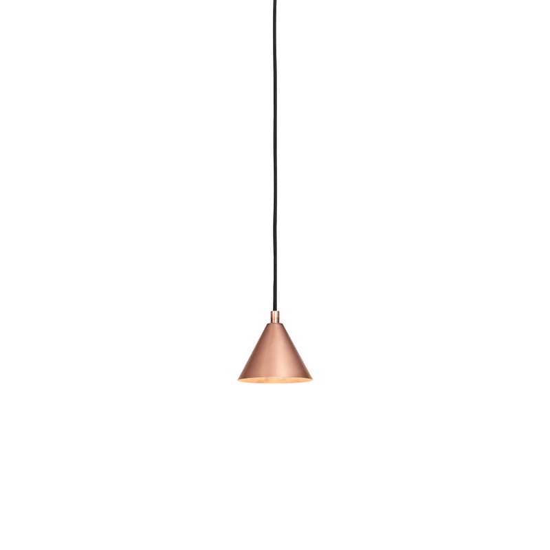Tratten Pendel Liten Rå Koppar