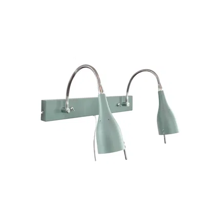 V472 Tanum Vägglampa 2L Gröngrå