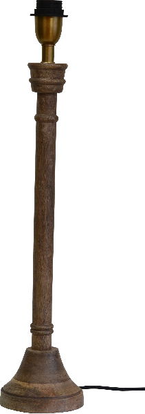 Nottingham Lampfot H62 Åldrat Trä