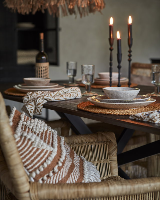 Elina Tallriksunderlägg D38 Orange 4-pack