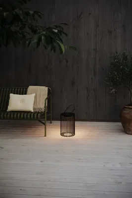 Cavia Solcellslanterna H52 Svart