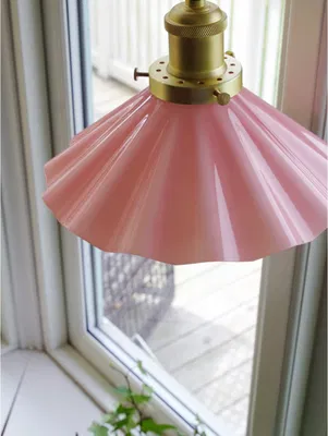 August fönsterlampa 25 rosa