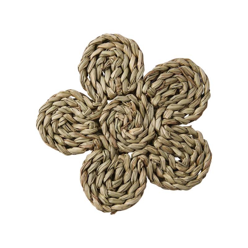 Collect Glasunderlägg D12 Natur 6-pack