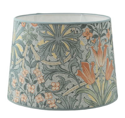 Woodland Weeds Skärmar Rund Bluebird William Morris