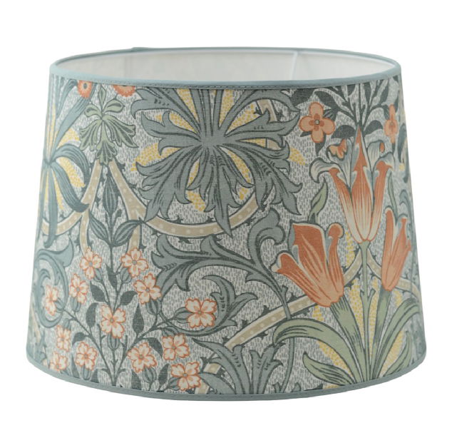 Woodland Weeds Skärmar Rund Bluebird William Morris