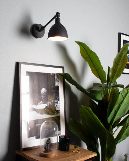 Bazar Mini Vägglampa Sandsvart