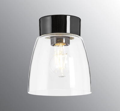 Open Klara Plafond IP21 Svart/Klar