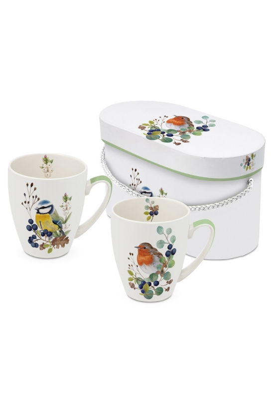Deux Oiseaux mugg 35 cl 2-p