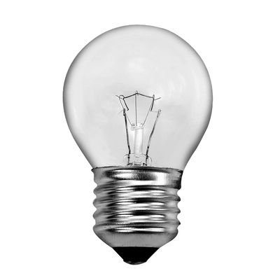 Klotlampa klar 15W E27