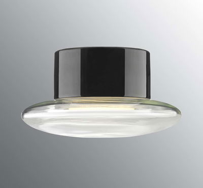 Aton Cairo Plafond Svart/Klar IP44