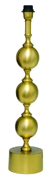 Charlotta Lampfot H66 Antik Mässing