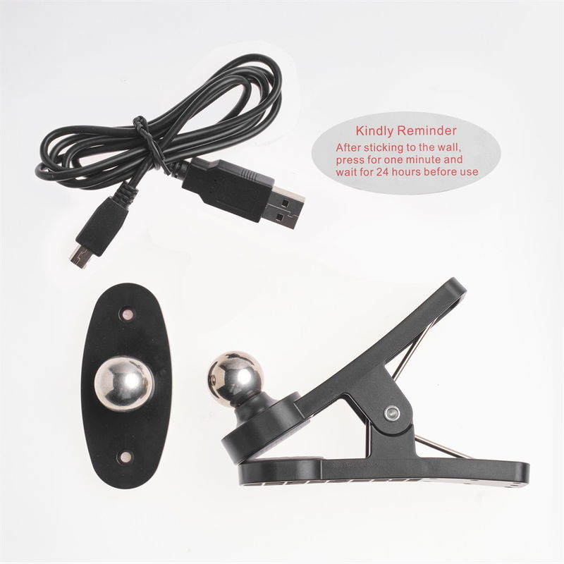 No Cable Uppladdningsbar LED Svart