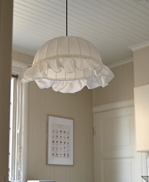 Takskärm med volang