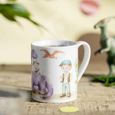 Bambini avventura barnservis 3-delar dino