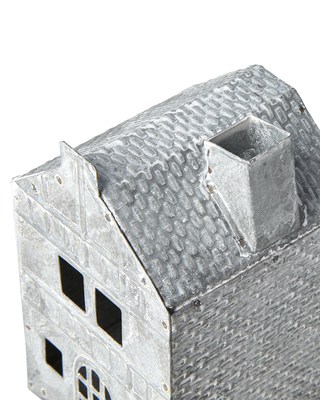 Fenix Ljuslykta Hus L7,5/H12,5 Grå/Vit