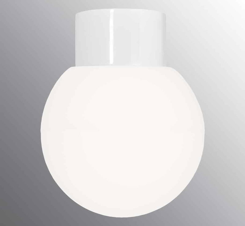 Classic Glob 18cm IP54 Vit/Matt