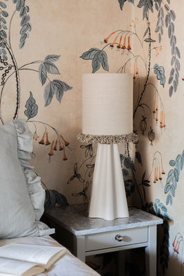 Retro lampskärm med frans