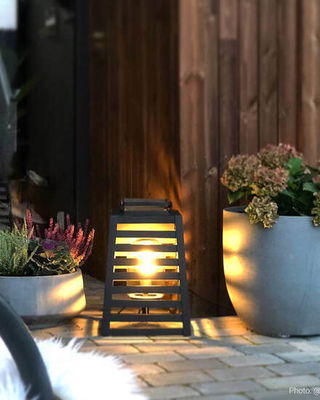 Yankton Bord/Golvlampa IP44 Sandsvart