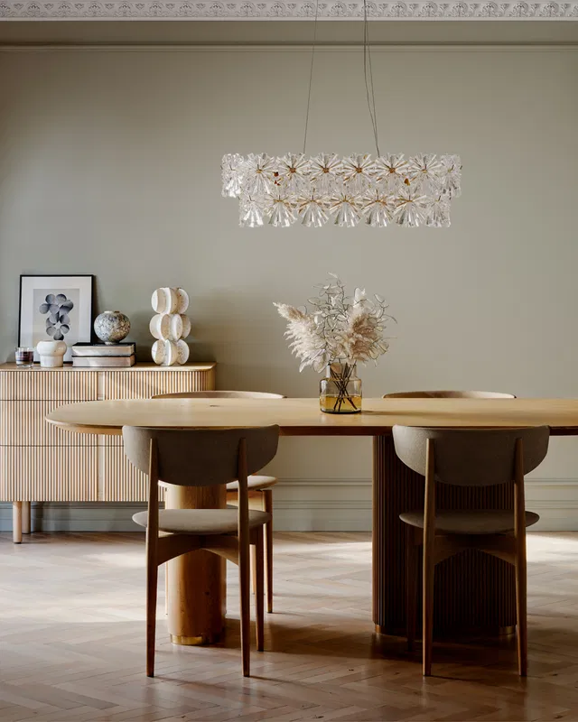 Lorraine Bar Taklampa 75cm Mässing/Klar