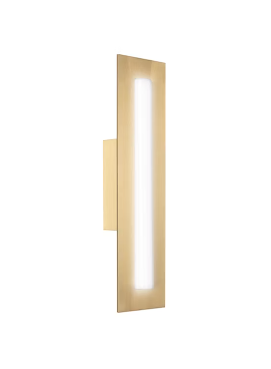 Moon Vägglampa 36cm IP44 Borstad Mässing