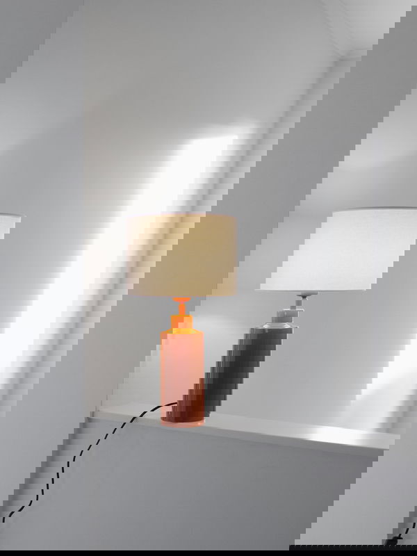 Solo bordslampor blank orange