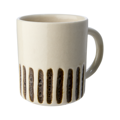 Mira Kopp D9 Elfenben/Brun 4-pack