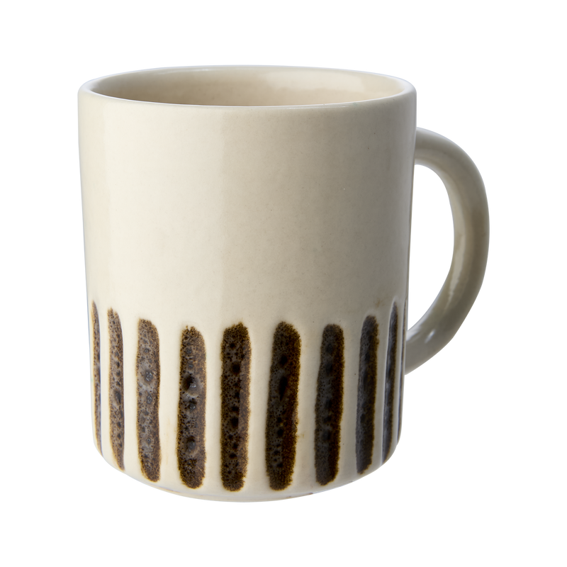 Mira Kopp D9 Elfenben/Brun 4-pack