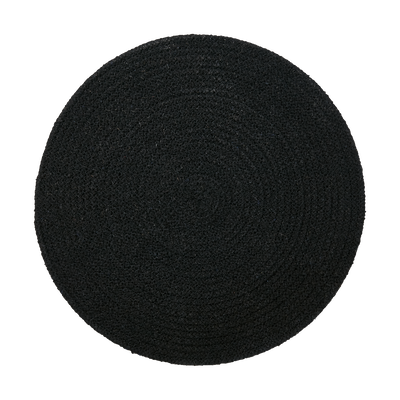 Elina Tallriksunderlägg D38 Svart 4-pack