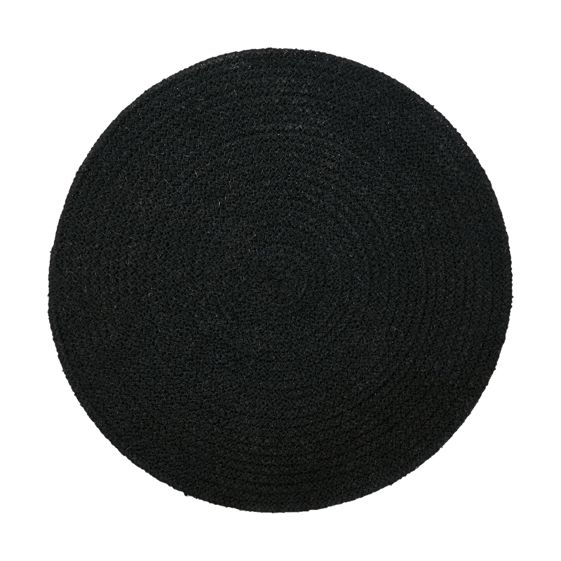 Elina Tallriksunderlägg D38 Svart 4-pack