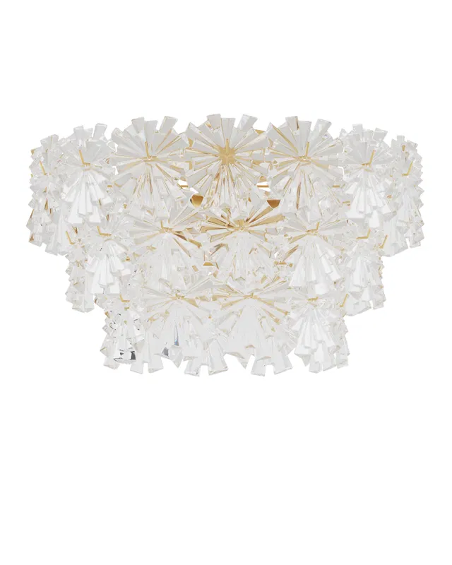 Lorraine Plafond 52cm Mässing/Klar