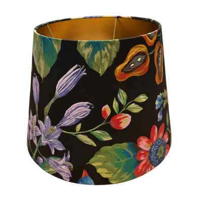 Flower Garden Lampskärmar Svart/Guld Vallentuna Lampskärmar