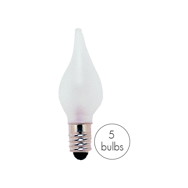 Reservlampa frostad E10 1,8W 24V 3-pack