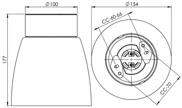 Open Klara Plafond IP21