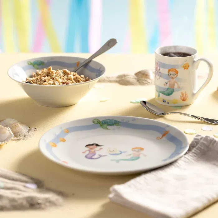 Bambini avventura barnservis 3-delar sea