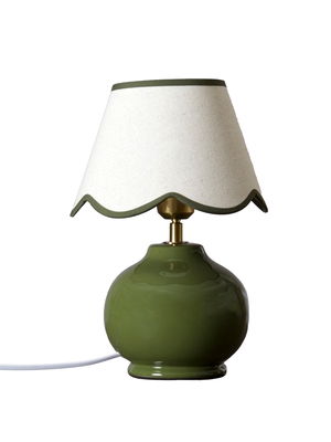 Nell bordslampa mossa grön