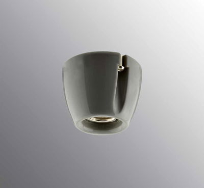 Basic Vägg/Taklampa Rak Grå