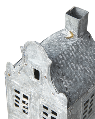 Fenix Ljuslykta Hus L6/H18 Grå/Vit