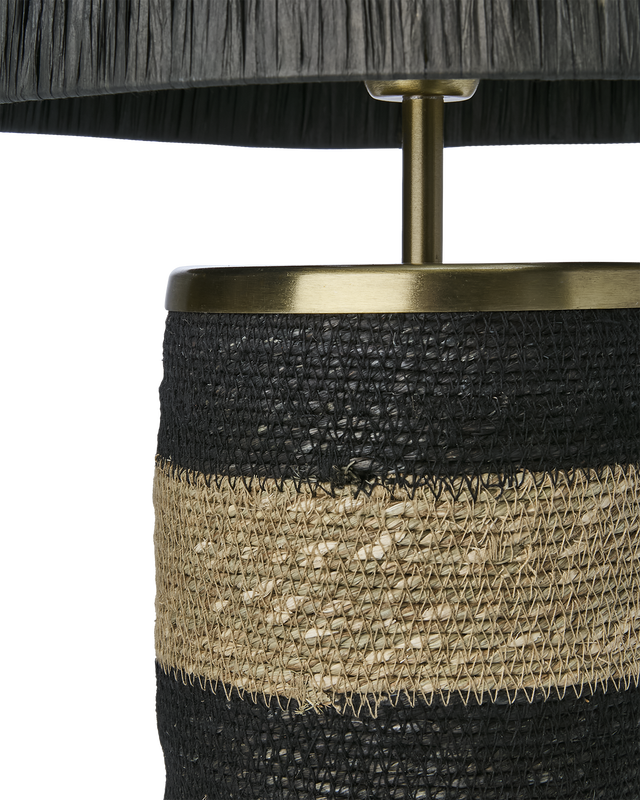 Lando Bordslampa H47 Svart/Natur