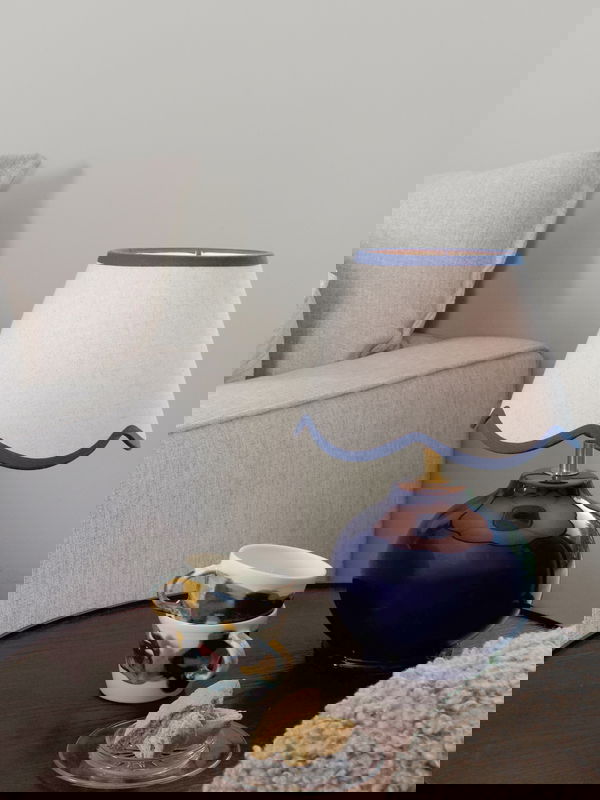 Nell Bordslampa Djupblå