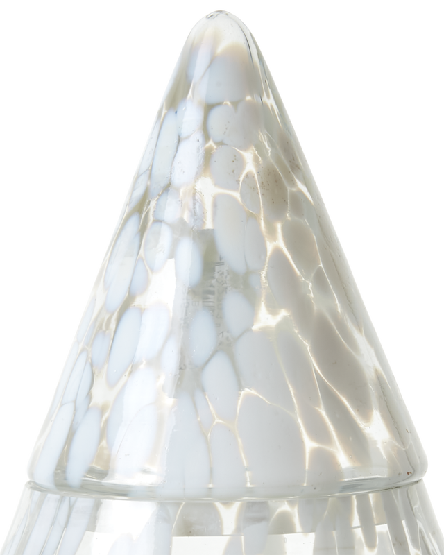 Gran Skål m. lock Vit/Isblå