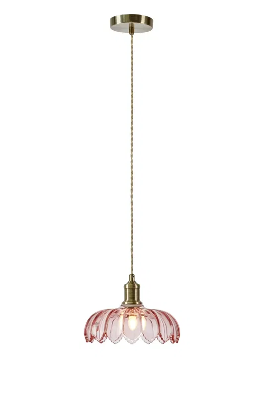 Kurage Taklampa Rosa